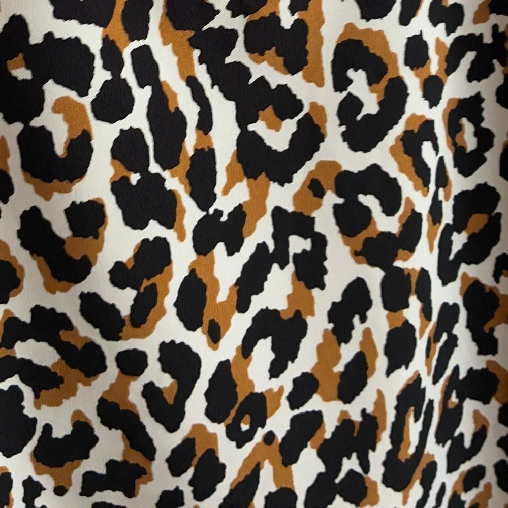 J. Crew Leopard Scalloped Edge Cami Spaghetti Strap 8